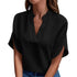 Elegant Summer V-Neck Blouse for Women