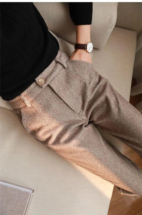 High Waisted Plus Size Pencil Pants for Women