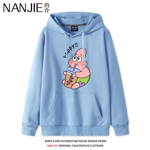 Anime Cartoon Print Hoodies for Women