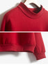 Women's Velvet Turtleneck Long Sleeve Sweatshirt