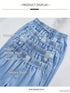 Plus Size Loose Fit Denim Yoga Pants
