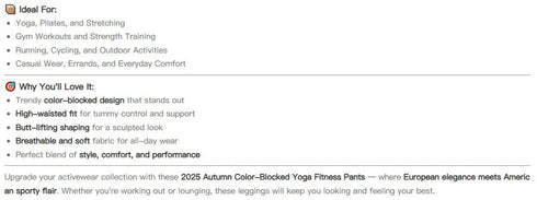 Women's High Waist Yoga Pants with Hip Lifting Detail