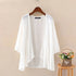 2023 ZANZEA Summer Fashion Cardigan Women 3/4 Sleeve Solid Blouse Casual Holiday Beach Holiday Kimonos Open Front Shirt Blusas