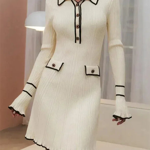 Tossy Ruffled Knit Maxi Dress for Women