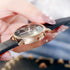 Simple Vintage Digital Face Leather Belt Women's Watch