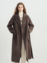 Stylish Women's Petite Wool Overcoat with Suit Lapel