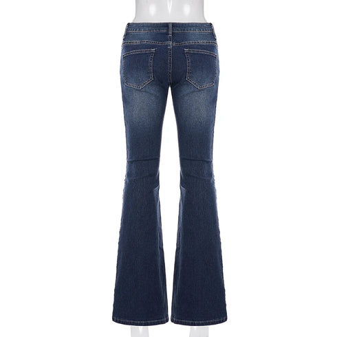 Low-Waist Slim Skinny Jeans for Women