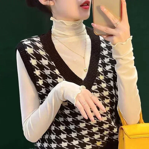 Chic See-Through Long Sleeve T-Shirt in Pink & Green