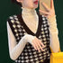 Chic See-Through Long Sleeve T-Shirt in Pink & Green