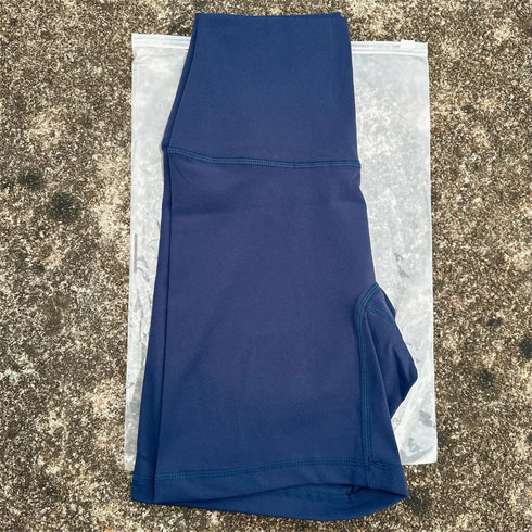 Solid Colour High Waist Yoga Shorts for Women