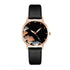 Elegant Black and White Design Ladies' Quartz Watch