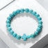 Jesus Cross Natural Stone Bracelet for Men