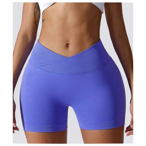 Cloud Hide Women Workout Yoga Shorts Fitness High Waist S-XXL Gym Tights Sports Seamless Trousers Quick Dry SEXY Butt Leggings