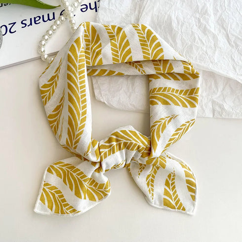 55cm Laies Cotton Linen Square Scarf for Women