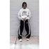 Y2K Grey Casual Wide Leg Cargo Pants