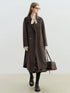 Stylish Women's Petite Wool Overcoat with Suit Lapel