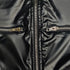 Women's PU Leather Jumpsuit with Zipper Detail