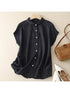 Plus Size Short Sleeve Loose Blouse for Women
