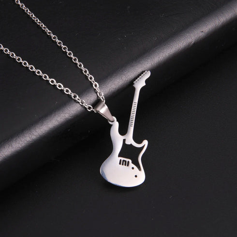 Guitar Pendant Necklace for Women