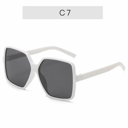Black Square Oversized Sunglasses for Women