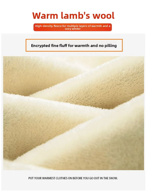 High Waist Fleece Lined Straight Jeans for Women