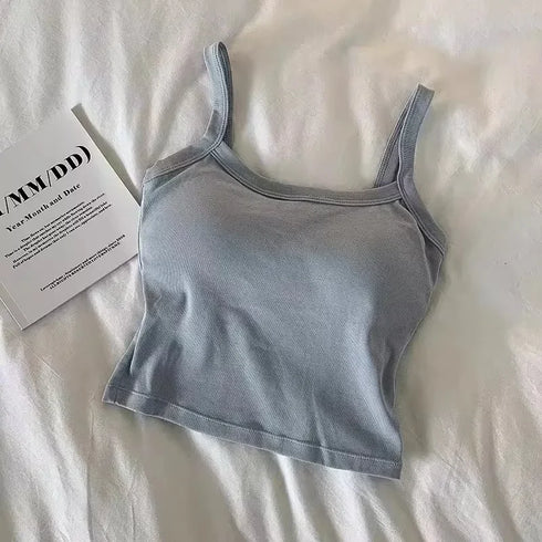Stylish Women's Sleeveless Crop Top