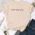 Quirky Letter Print T-Shirt for Women - Casual Summer Tee