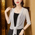 Trendy Lace Short Jacket with Half Sleeves