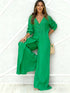 Women's High Waisted Long Sleeve Jumpsuit with Pockets