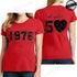Women's Vintage 1976 O Neck Short Sleeve T-Shirt