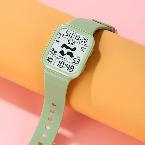 SKMEI Panda Pattern LED Digital Watch for Women