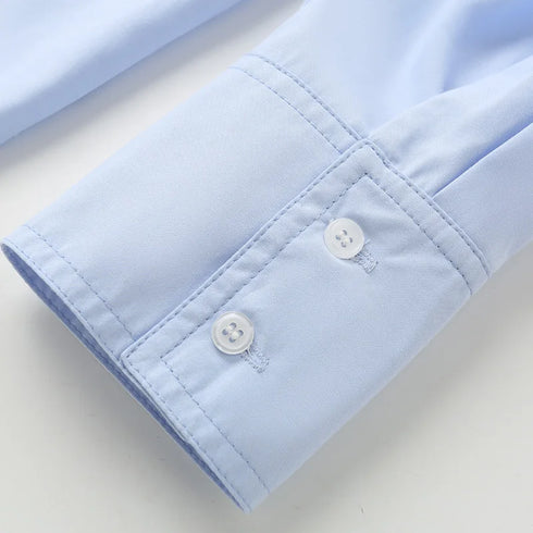 HXAO 2025 Shirts Blouses New Long Striped Shirt Women Long Sleeve Casual Shirts Large Tops Summer Plain Button Up Shirts 088