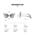 Diamond Butterfly Sunglasses with UV400 Protection