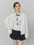 French Barn-Style Oversized Short Jacket for Women