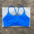 Cross Shoulder Strap Yoga Bra for Women