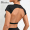 Hearuisavy Breathable Workout Crop Top for Women