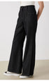 Women's High-Waisted Wide-Leg Denim Pants