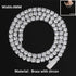 Cubic Zirconia Iced Out Tennis Chain Necklace
