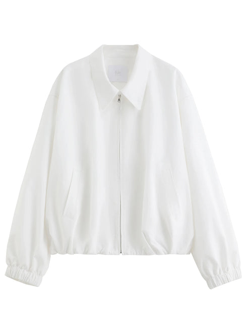 French Barn-Style Oversized Short Jacket for Women