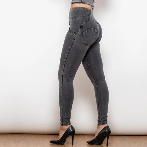 Melody Grey Lift Jeggings for Women