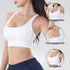 Women's Quick Dry Yoga Sports Bra with Cross Back Design
