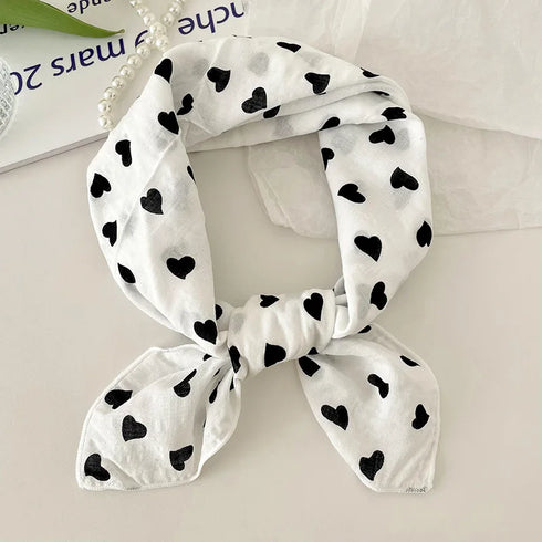 55cm Laies Cotton Linen Square Scarf for Women