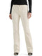High Waist Straight Leg Jeans in White Beige