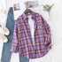 Casual Women's Flannel Plaid Shirt - Autumn Collection
