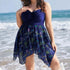 Womens Plus Size Tummy Control Swimdress