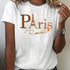 Womens Trendy Letter Print T-Shirt for Effortless Style