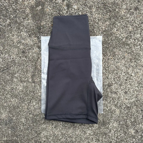 Solid Colour High Waist Yoga Shorts for Women