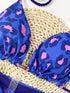Leopard Print Bikini Set - Women's Swimwear