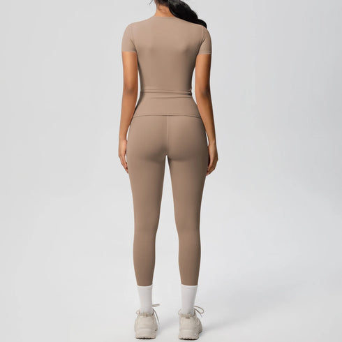 Women's 2-Piece Patchwork Yoga Set