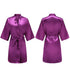 Women's Satin Short Robes for Bridesmaids and Parties